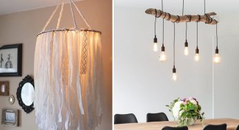 Lampadari fai da te: idee facili e geniali!