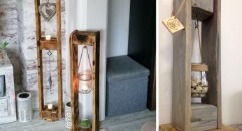 Portacandele con i pallet: tanti progetti bellissimi e originali!