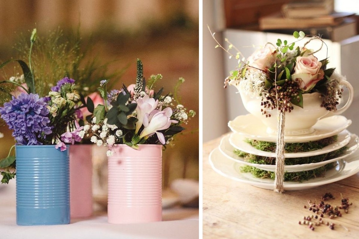 Porta fiori fai da te: ricicla vecchi oggetti e crea le tue composizioni di Primavera!