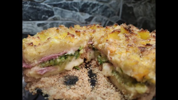 La preparo con patate e zucchine, ha un ripieno filante ma solo 190 kcal