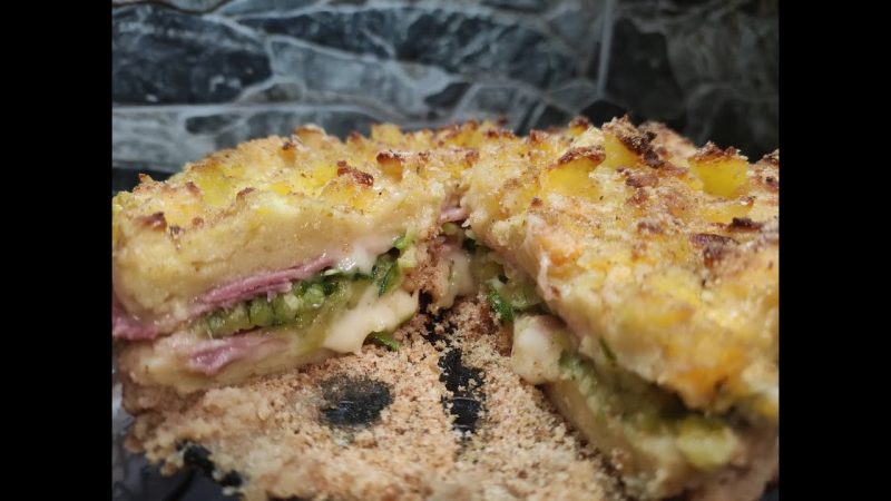 La preparo con patate e zucchine, ha un ripieno filante ma solo 190 kcal