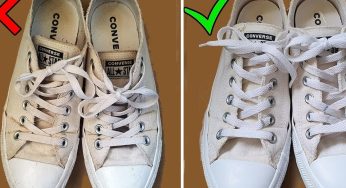 Scarpe bianche: ho risolto i problema lavandole così!