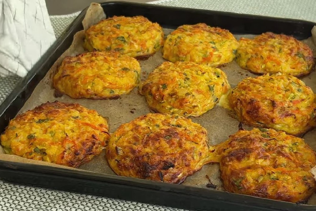 Cotolette di riso e zucchine al forno. Hanno solo 110 kcal