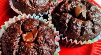 Muffin al cioccolato: non uso nemmeno 1 grammo di farina