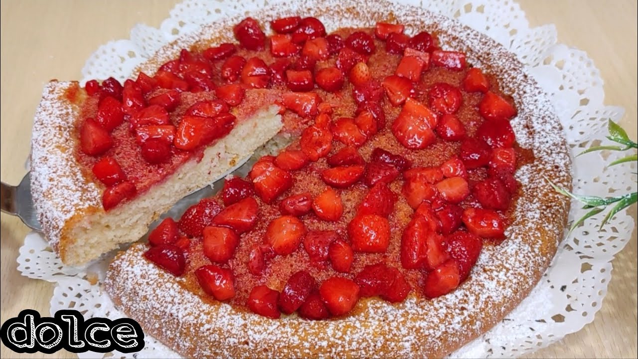 Torta alle fragole: è così facile che la preparo tutti i giorni