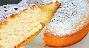 Torta con 1 uovo: altissima e morbida. In pochi minuti la impasti!