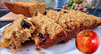 Torta dietetica con avena e mele: non mi serve lo zucchero e nemmeno la farina!