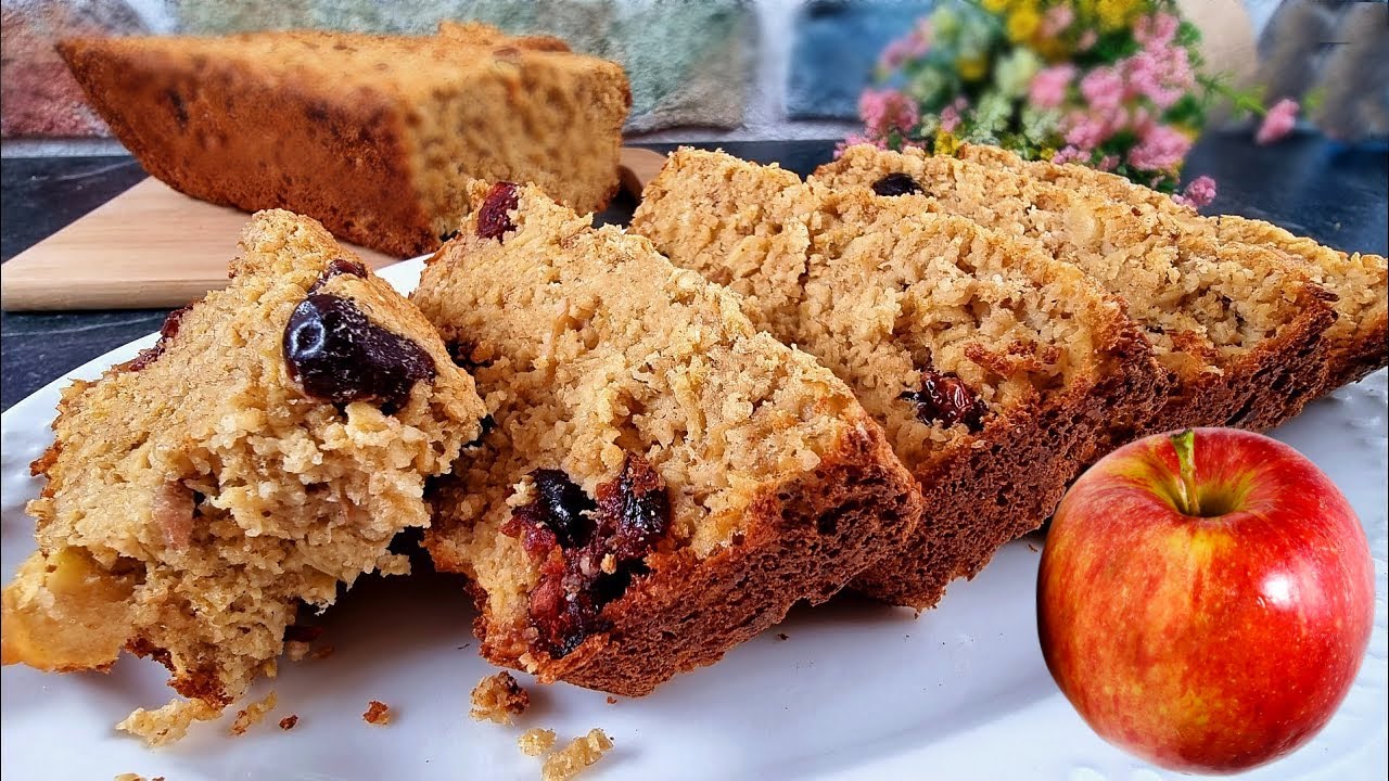 Torta dietetica con avena e mele: non mi serve lo zucchero e nemmeno la farina!