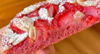 Torta fragole e limone: è soffice e deliziosa! Niente uova e latticini