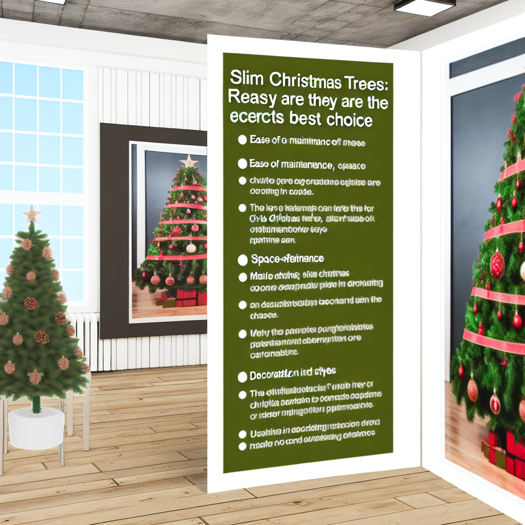 Alberi di Natale slim: perché sono la scelta migliore secondo gli esperti