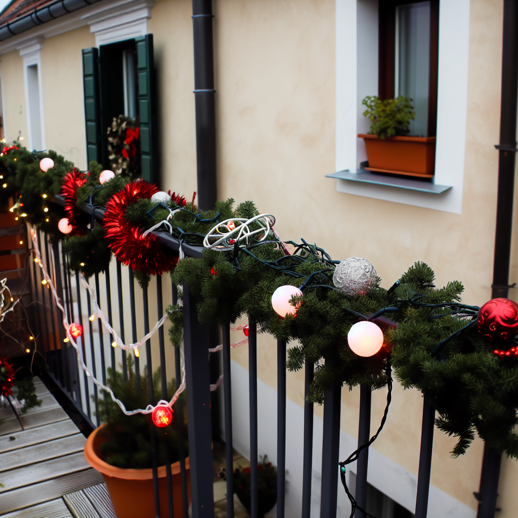 Decorazione del balcone per Natale: è legale? Attenzione alle spese, si rischia un serio pericolo