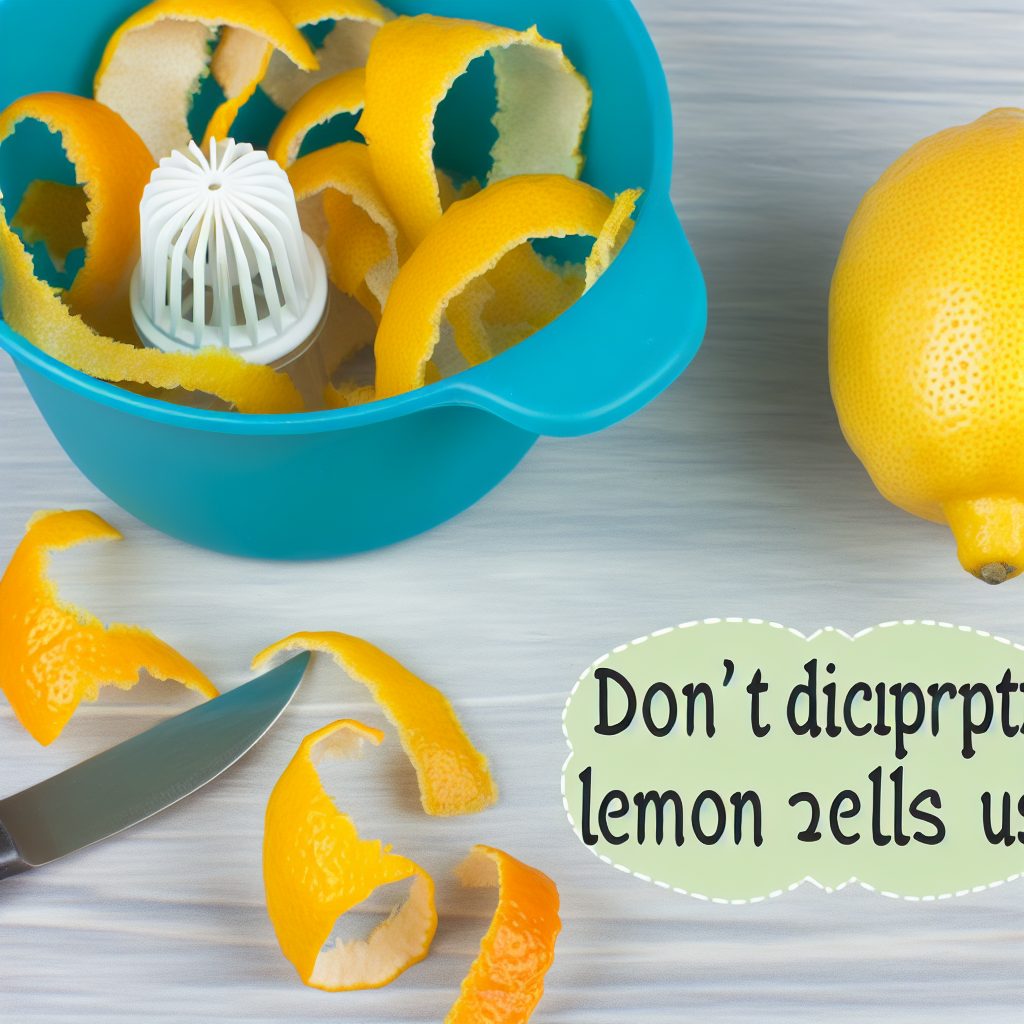 Non Scartare le Bucce di Limone: Scopri Modi Creativi e Utili per Utilizzarle!