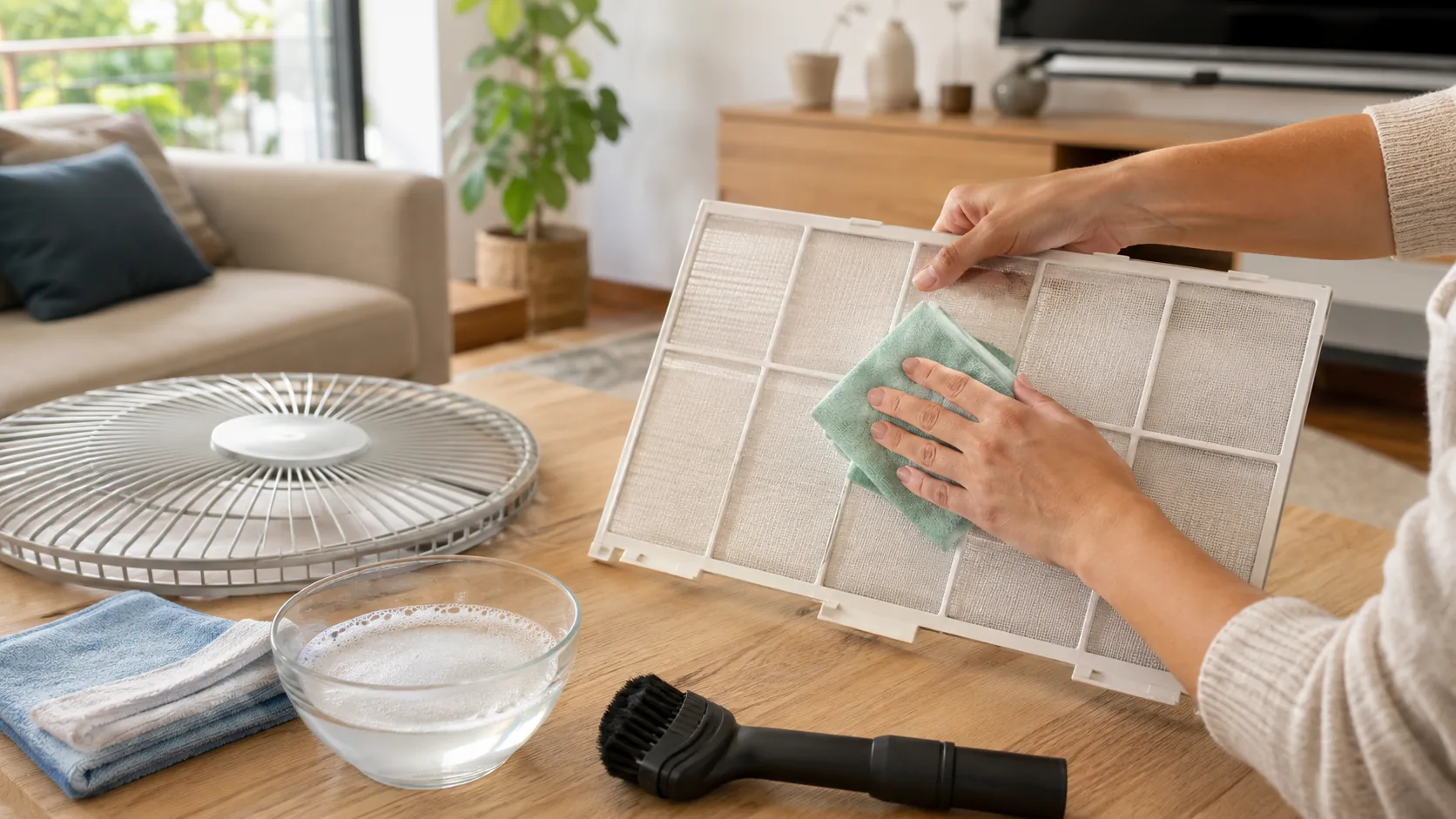 Immagine editoriale per Ventilatori e condizionatori prima dell’autunno: le pulizie di casa da fare ora