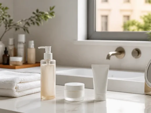 Immagine editoriale per Skincare minimalista: la routine essenziale per il rientro senza accumulare prodotti