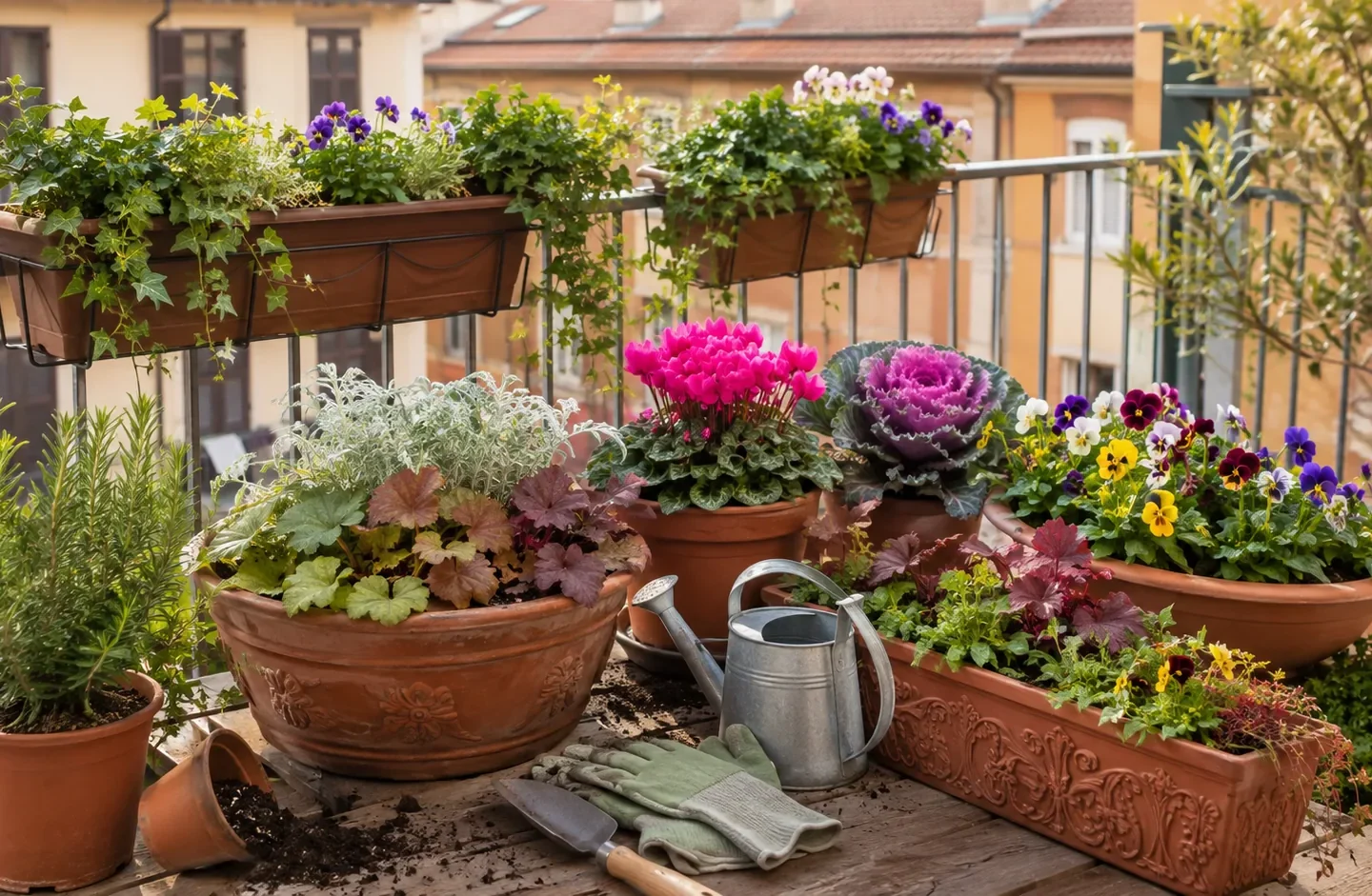 Immagine editoriale per Terrazzo d’autunno: le piante giuste per dare colore al balcone senza rifare tutto